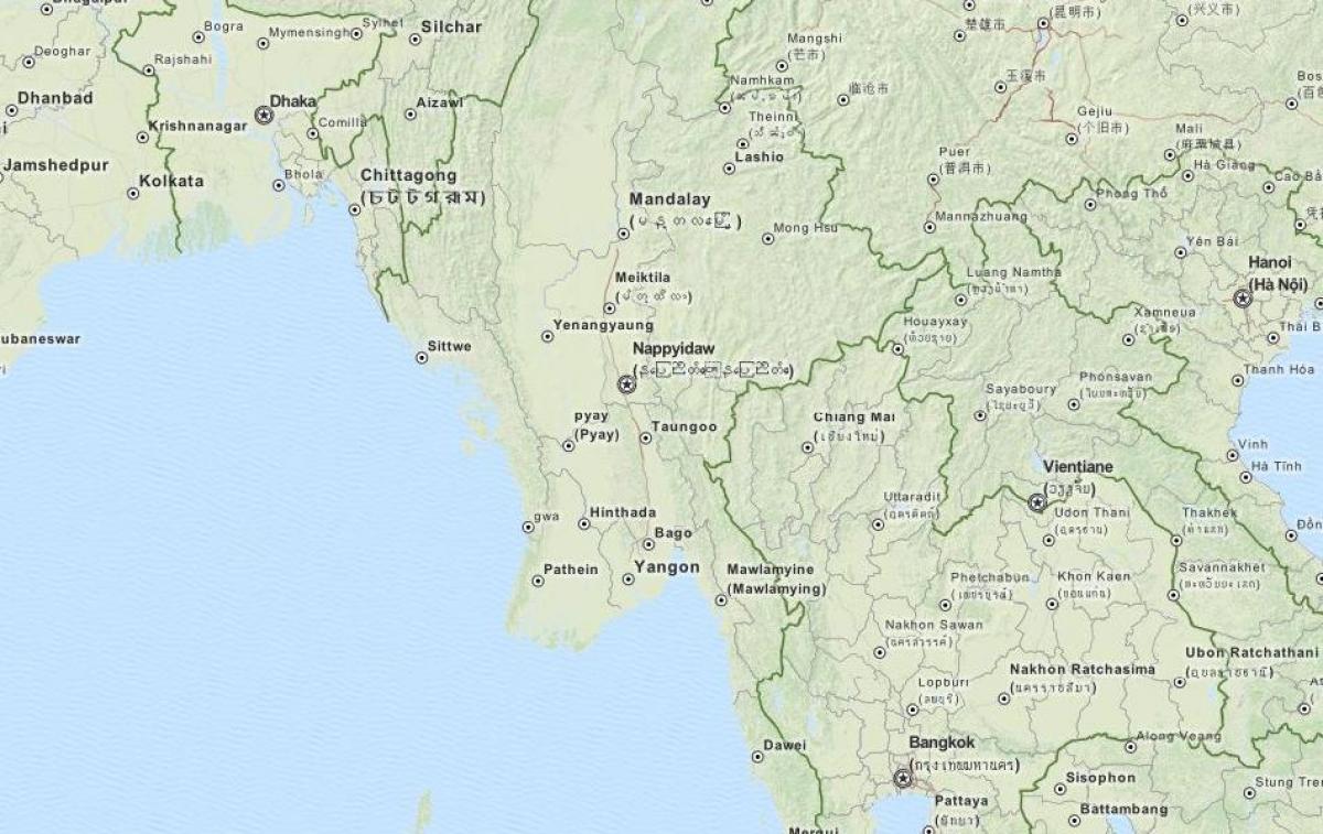 gps地图为缅甸