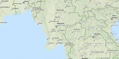 Gps地图为缅甸