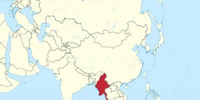世界地图缅甸缅甸